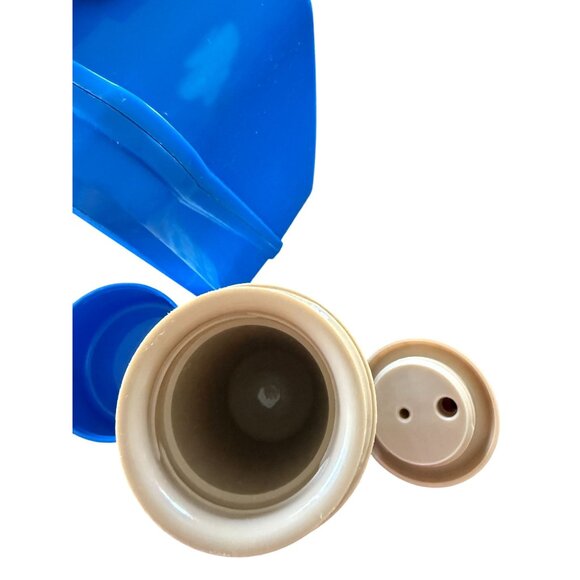 Vintage Ring Raiders Aladdin Lunchbox Thermos 1988 Matchbox Fighter Jets Blue - Picture 13 of 16